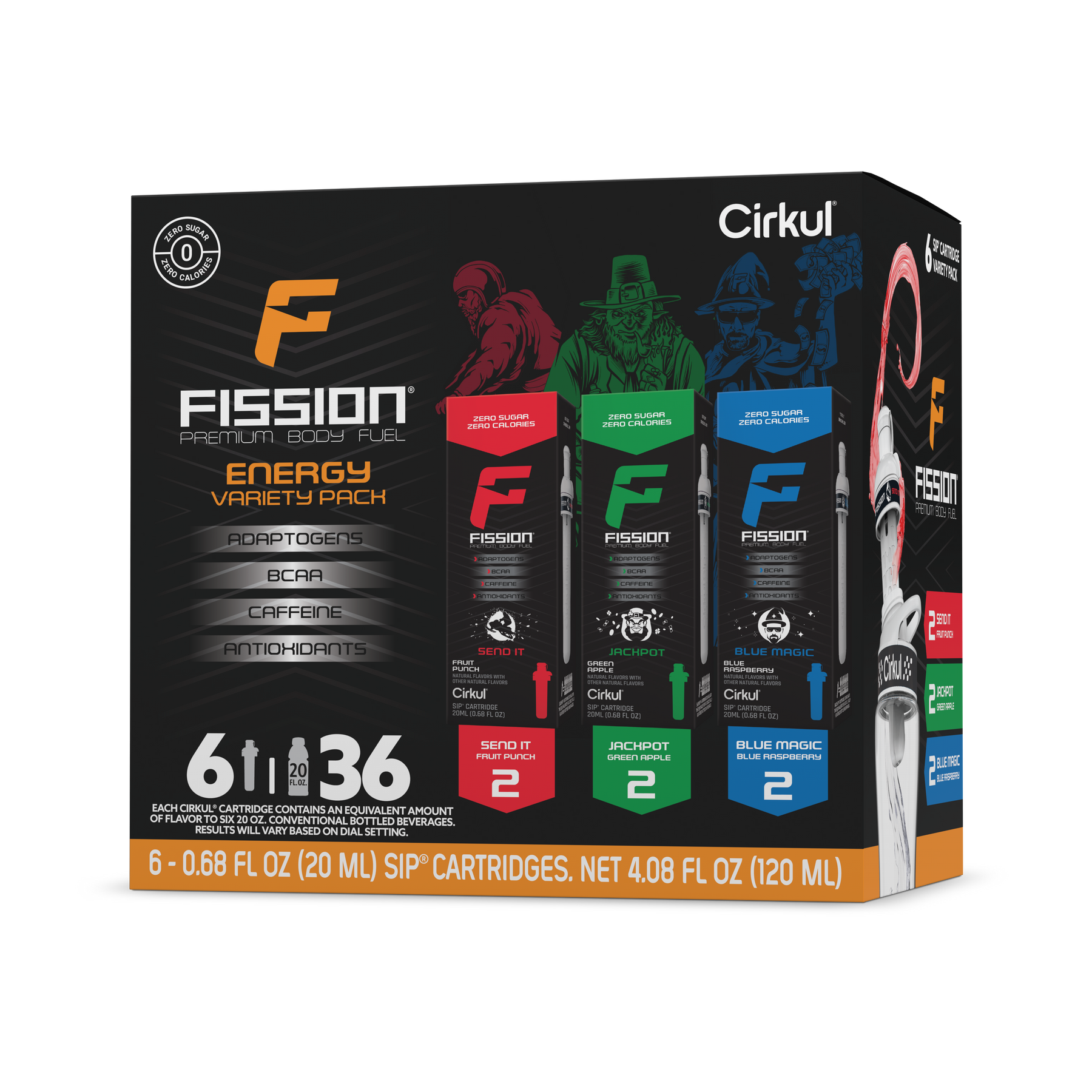 Fission® 6-Pack Variety Pack - Clean Style Q9