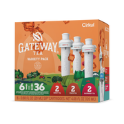 Gateway Tea® 6-Pack Variety Pack - Bright Touch C8