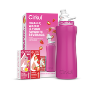 32oz. Hot Pink Stainless Steel Bottle Starter Kit - Classic Pick O7