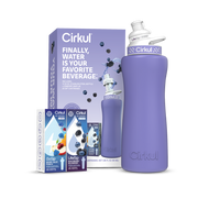 32oz. Matte Periwinkle Stainless Steel Bottle Starter Kit - Classic Pick T6