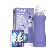 32oz. Matte Periwinkle Stainless Steel Bottle Starter Kit - Classic Pick T6