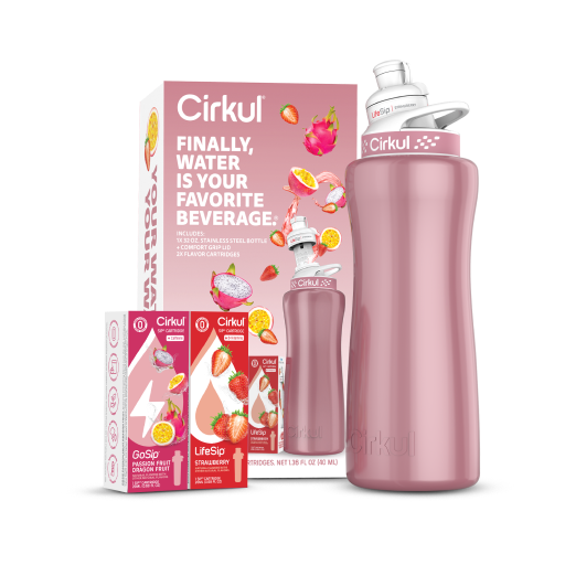 32oz. Rose Gold Stainless Steel Bottle Starter Kit - Home Choice I8