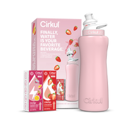 32oz. Blush Pink Stainless Steel Bottle Starter Kit - Essential Set F0