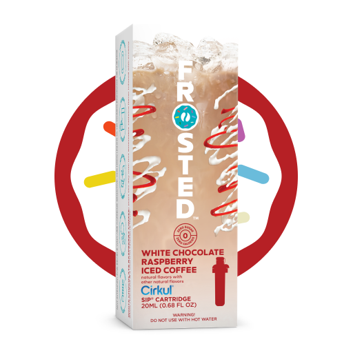 Frosted White Chocolate Raspberry Iced Coffee - Ready Routine